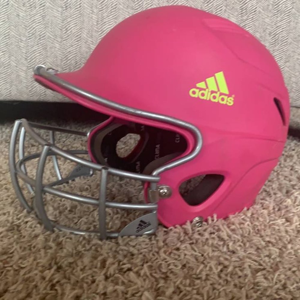 Adidas Girls Softball Helmet Pink